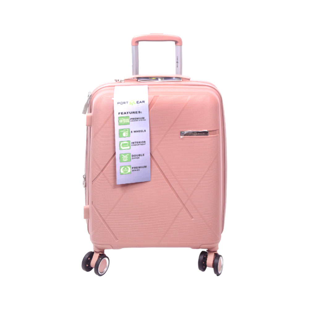 PORT GEAR TROLLEY CASE X LITE 20INCH ROSE GOLD Default Title - MamasJan Luggage