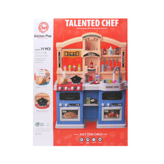 922-132 TALENTED CHEF KITCHEN SET 77PC Default Title - MamasJan Toys