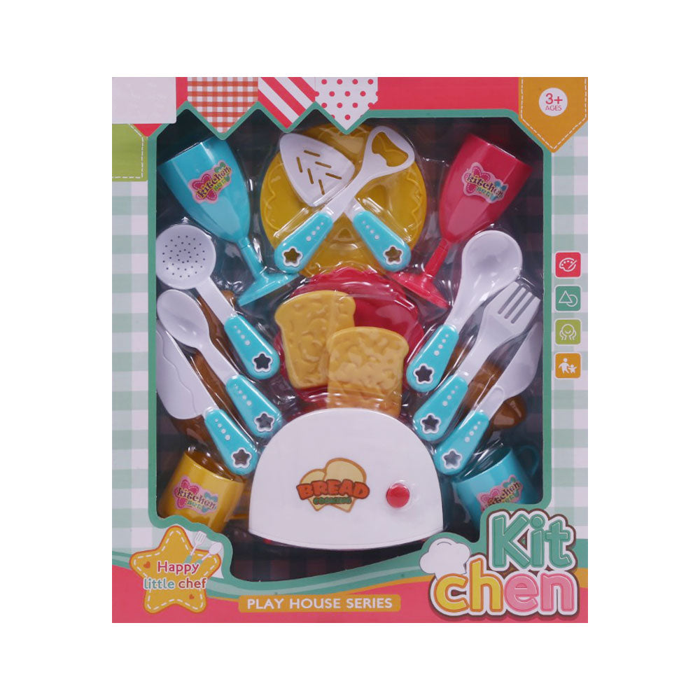 348F KITCHEN SET W-BREAD MAKER A.I Default Title - MamasJan Toys