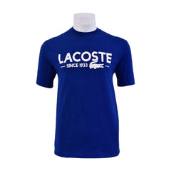 LAC MEN S/S R.NECK SHIRT TH6541HBM BLU L (IRS) L - MamasJan mens wear