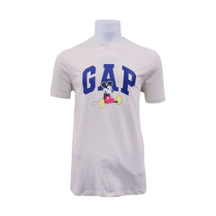 GAP MEN S/S R.NECK SHIRT 626446-041 O-WHT L (IRS) XL - MamasJan mens wear