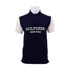 TH MEN S/S POLO SHIRT XM0386-400 NVY L (IRS) L - MamasJan mens wear