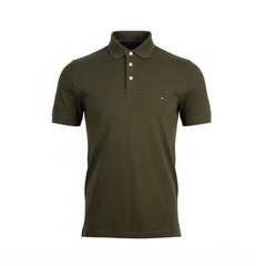 TH MEN S/S POLO SHIRT 78JA598-701 GRN M (IRS) S - MamasJan mens wear