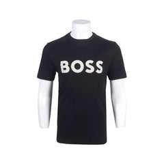 HB MEN S/S R.NECK SHIRT 50481923-001 BLK M (IRS) XL - MamasJan mens wear