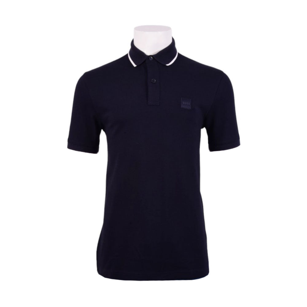 HB MEN S/S POLO SHIRT 50507699-404 NVY L (IRS) XL - MamasJan mens wear