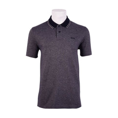 HB MEN S/S POLO SHIRT 50507814-404 GRY L (IRS) XL - MamasJan mens wear