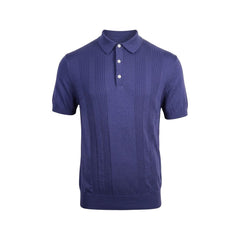 TH MEN S/S POLO SHIRT XM03986-C9T BLU S IRS Default Title - MamasJan mens wear