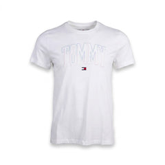 TH WOMEN S/S R.NECK SHIRT XW04779-100 WHT M (IRS) L - MamasJan mens wear