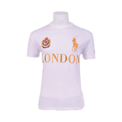 RL MEN S/S R.NECK SHIRT 451001 WHT L (IRS) M - MamasJan mens wear