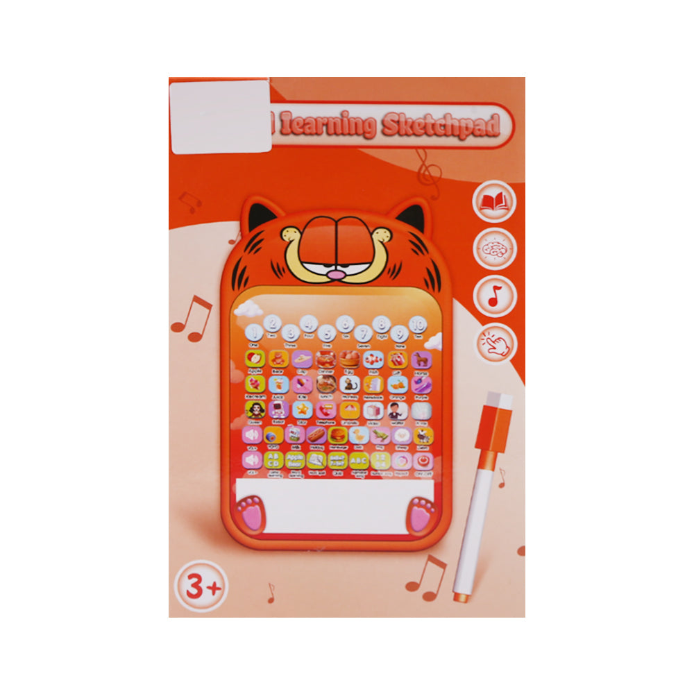 KK2713-1 MUSICAL GARFIELD CAT IPAD A.I Default Title - MamasJan Toys
