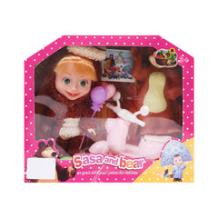 YG2401 SASA & BEAR DOLL W-ACCESSORIES A.I Default Title - MamasJan Toys