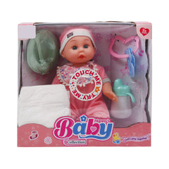 NEW255E BABY BOY DOLL 14INCH A.I Default Title - MamasJan Toys
