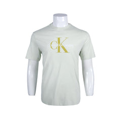 CK MEN S/S R.NECK SHIRT 609584 GRN M (IRS) M - MamasJan mens wear