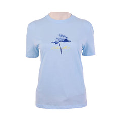 CK WOMEN S/S R.NECK SHIRT 609325 BLU L (IRS) M - MamasJan mens wear