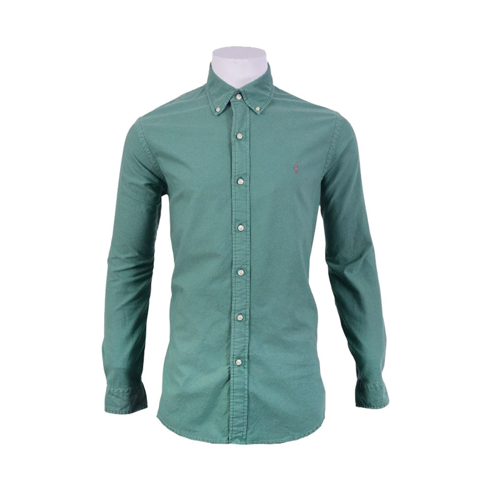 RL MEN L/S BUTTON DOWN SHIRT 165005 GRN L (IR) XL - MamasJan mens wear