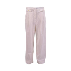 TH WOMEN TROUSER XW04789-100 WHT M (IR) S - MamasJan mens wear