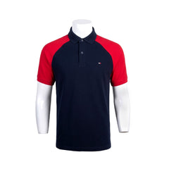 TH MEN S/S POLO SHIRT XM05160-400 NVY L (IR) S - MamasJan mens wear