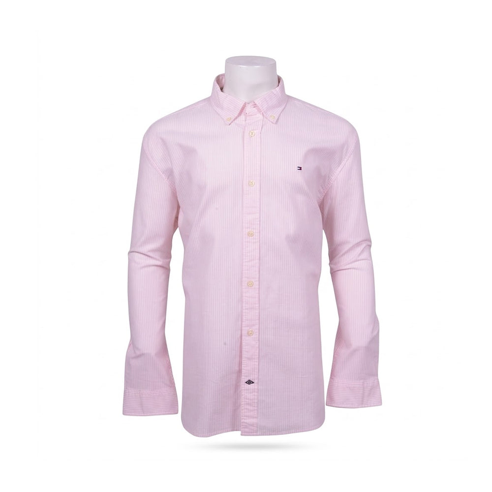 TH MEN L/S BUTTON DOWN SHIRT 78JB686-690 PNK XL IR S - MamasJan mens wear