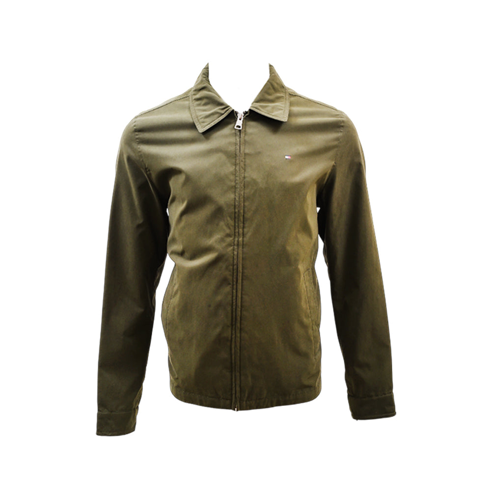 TH MEN L/S JACKET 159AK350 OLV M IRW Default Title - MamasJan mens wear