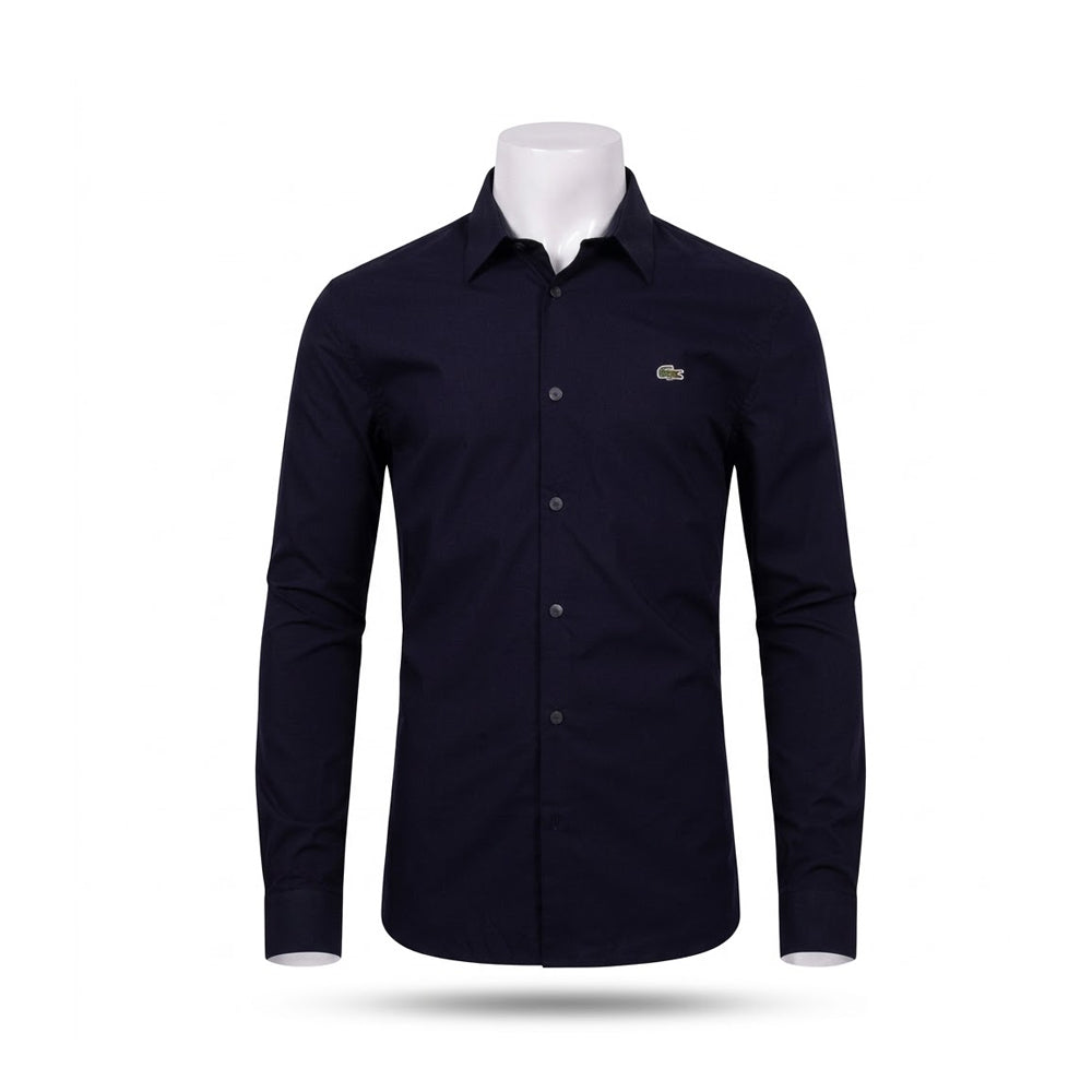 LAC MEN L/S DRESS SHIRT CH5620-HDE BLK M (IR) XL - MamasJan mens wear