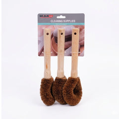 GOLDEN SAIL COCONUT PALM WASHING BRUSH 3PC SET IR 521-216 Default Title - MamasJan Grocery Food