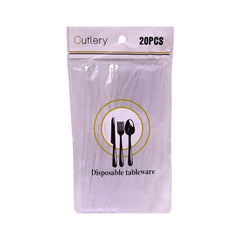 DISPOSIBLE KNIFE TRANSPARENT 20PC PACK IR 50707-28 Default Title - MamasJan Grocery Nonfood