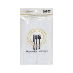 DISPOSIBLE KNIFE WHITE 20PC PACK IR 50707-31 Default Title - MamasJan Grocery Nonfood