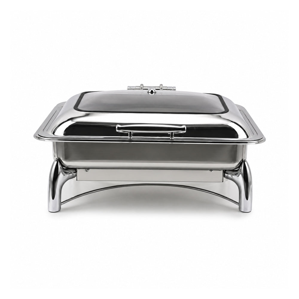DISH CHAFING RECTANGULAR 9 LTR CF111 Default Title - MamasJan Crockery