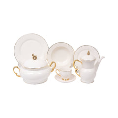 DINNER SET 61PC BONE CHINA AMS-GGK KC Default Title - MamasJan Crockery