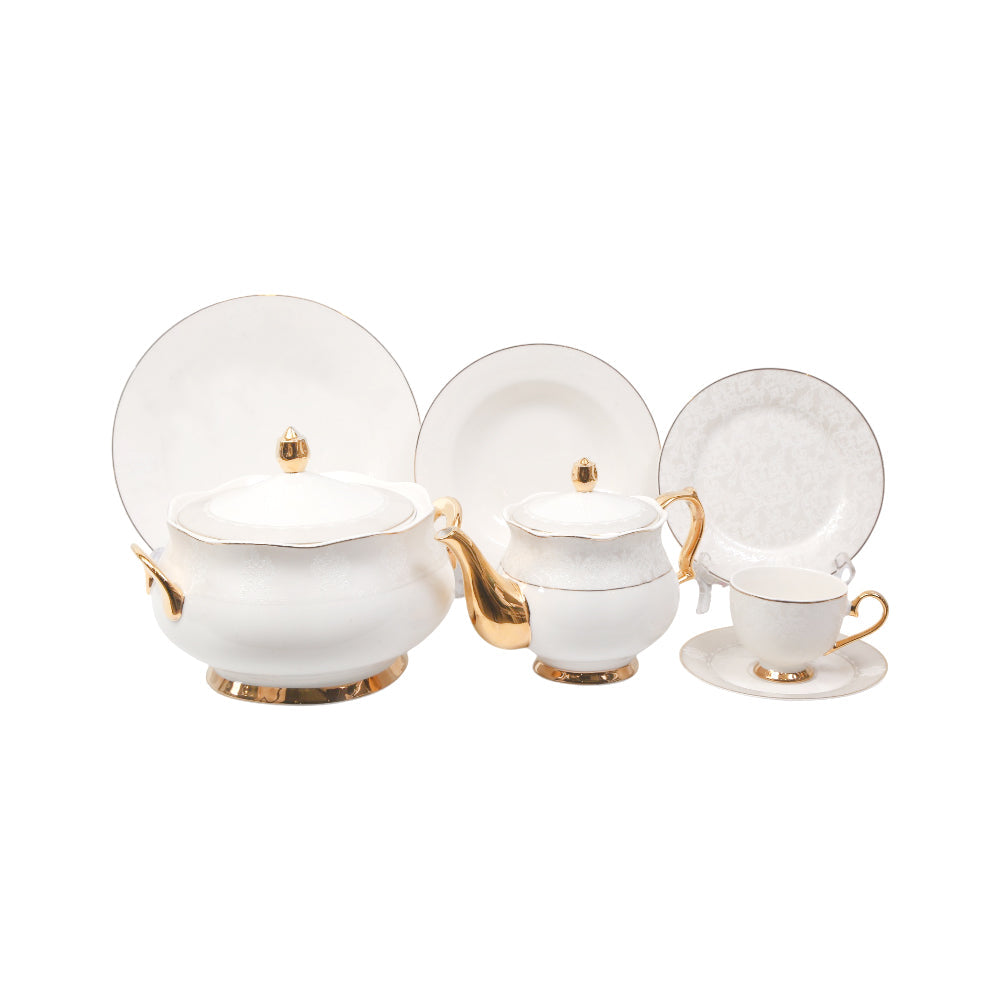 DINNER SET 65PC MORE & MORE DS21C248 AW Default Title - MamasJan Crockery