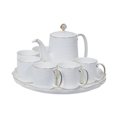 COFFEE SET 9PC CERAMIC DFY-TS002 AE Default Title - MamasJan Crockery