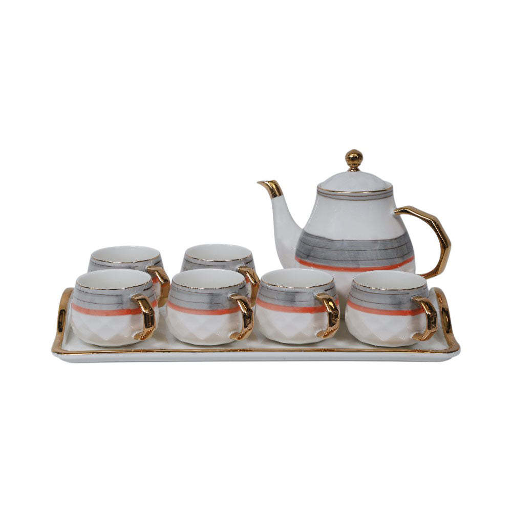 COFFEE SET 9PC CERAMIC DFY-TS005 AE Default Title - MamasJan Crockery