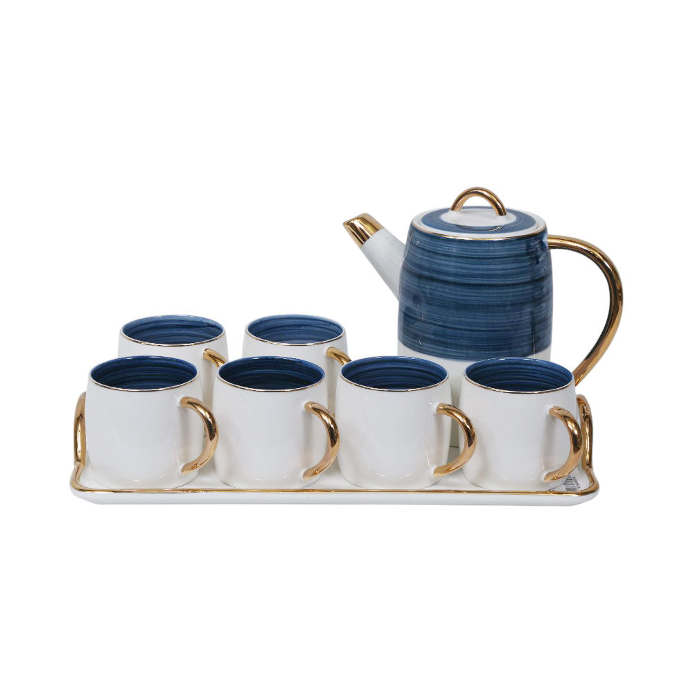 COFFEE SET 9PC CERAMIC DFY-TS008 AE Default Title - MamasJan Crockery