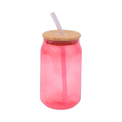 MUG WITH STRAW ECHOU 540 ML EPG61-L1C Default Title - MamasJan Crockery