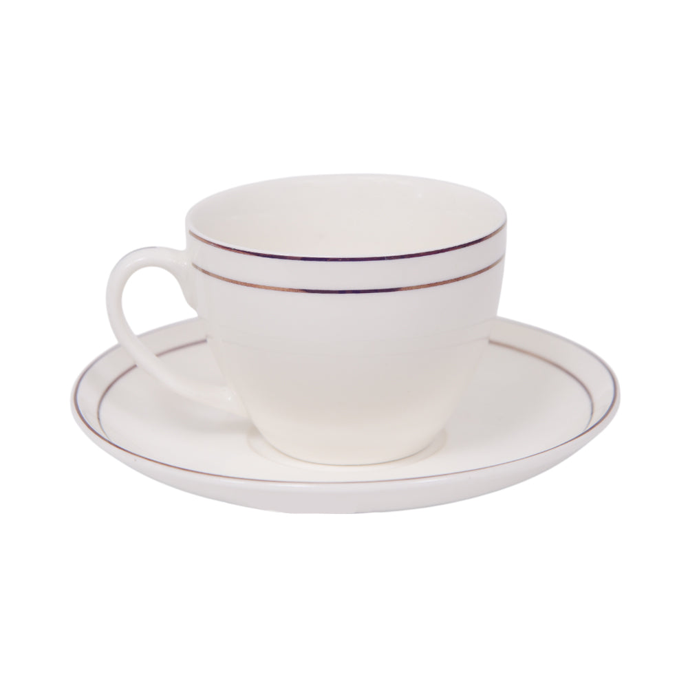 CUP & SAUCER BONE CHINA GGK-SH146 MT (Pack of 6) Default Title - MamasJan Crockery
