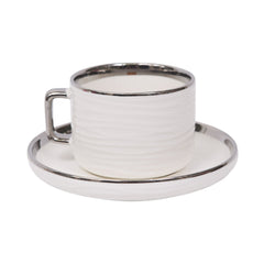 CUP & SAUCER SET 6PC CERAMIC 1125-2-S Default Title - MamasJan Crockery