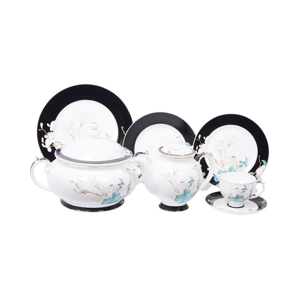 DINNER SET 71PC BONE CHINA SSW-14 Default Title - MamasJan Crockery