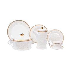 DINNER SET 61PC BONE CHINA FQ283 KC Default Title - MamasJan Crockery