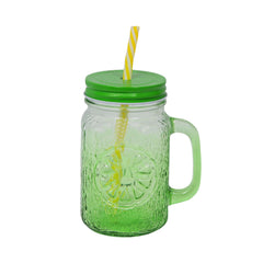MUG WITH STRAW IR D11-15 Default Title - MamasJan Crockery
