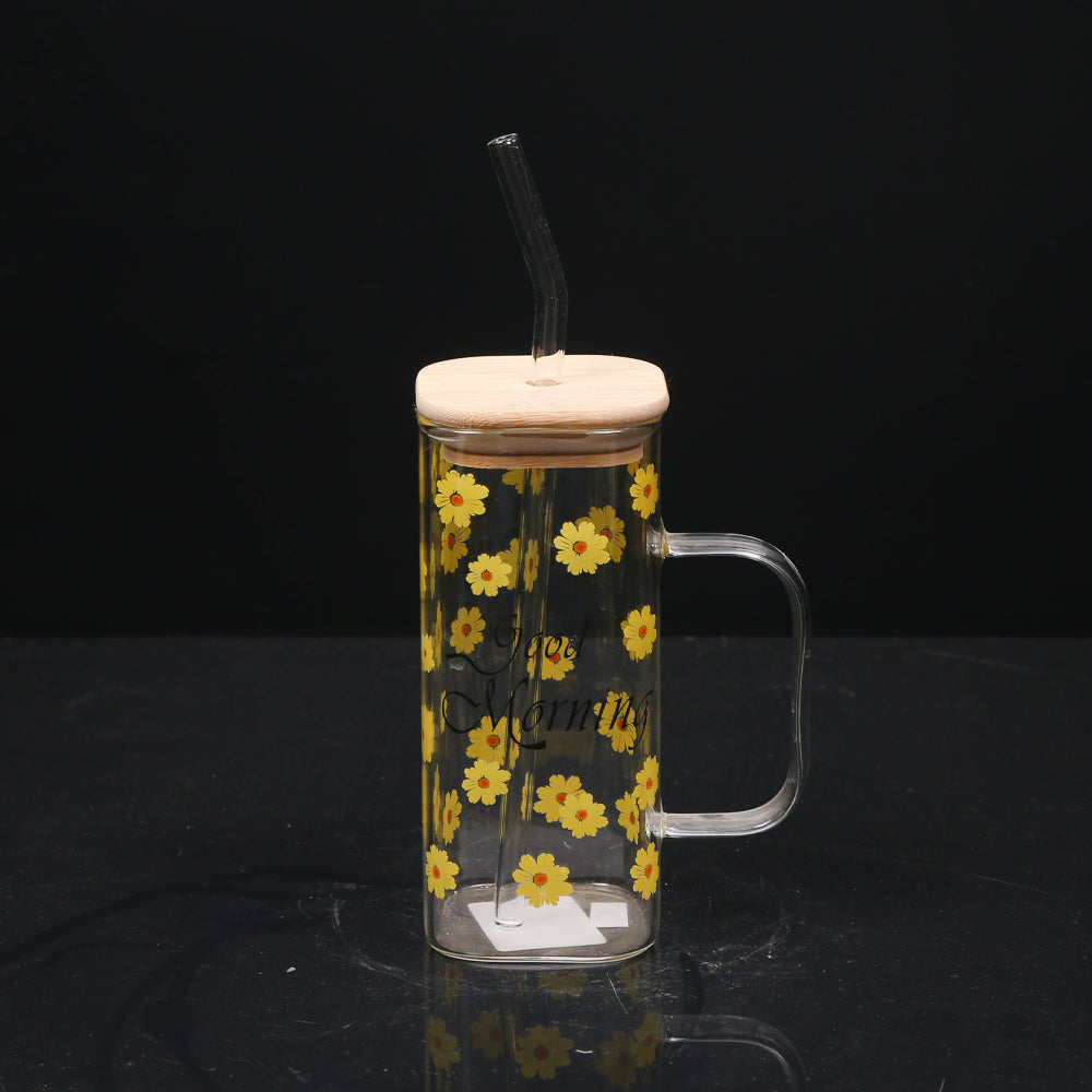MUG WITH STRAW IR 4345-11/D47-51 Default Title - MamasJan Crockery
