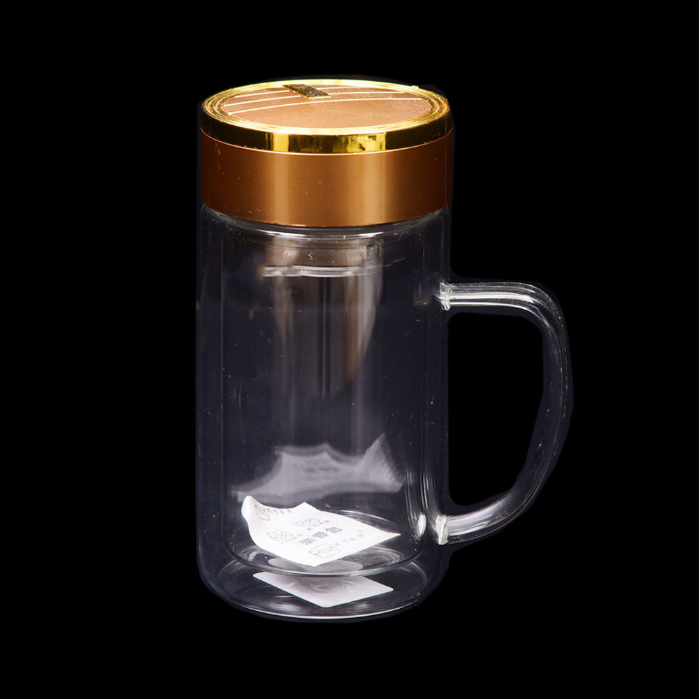 MUG GLASS INSULATED DOUBLE WALL IR H16-20 Default Title - MamasJan Crockery