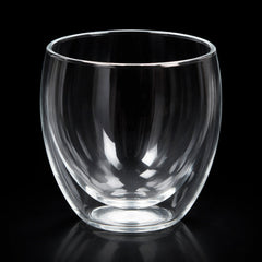 GLASS DOUBLE WALL 250 ML IR JJ4-6 (Pack of 6) Default Title - MamasJan Crockery
