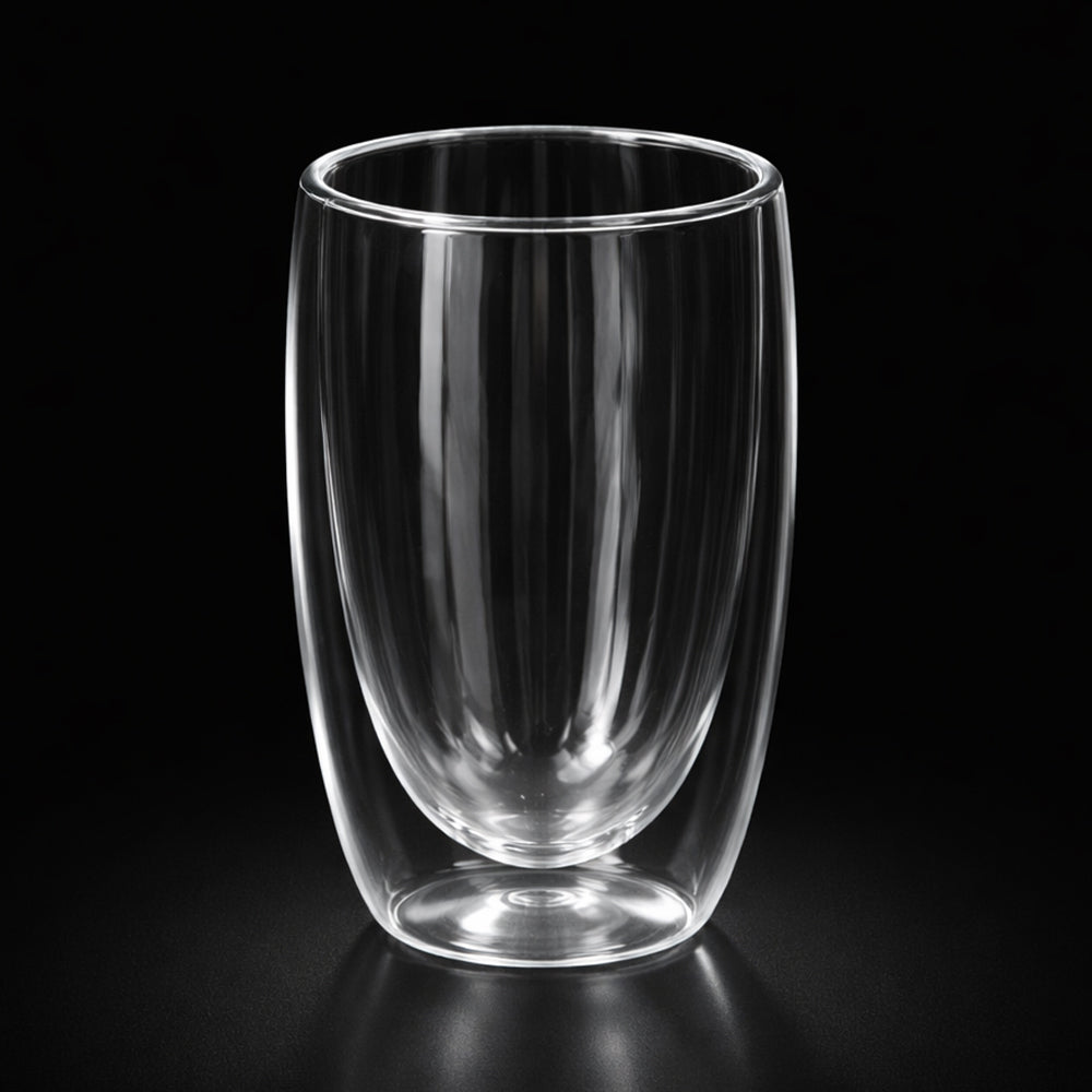 GLASS DOUBLE WALL 350 ML IR JJ7-10 (Pack of 6) Default Title - MamasJan Crockery
