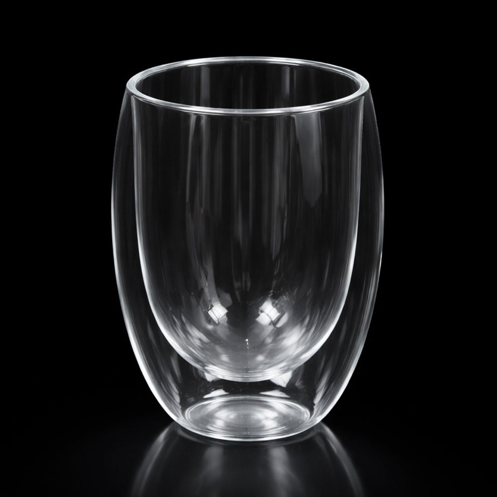 GLASS DOUBLE WALL 450 ML IR JJ15-18 (Pack of 6) Default Title - MamasJan Crockery