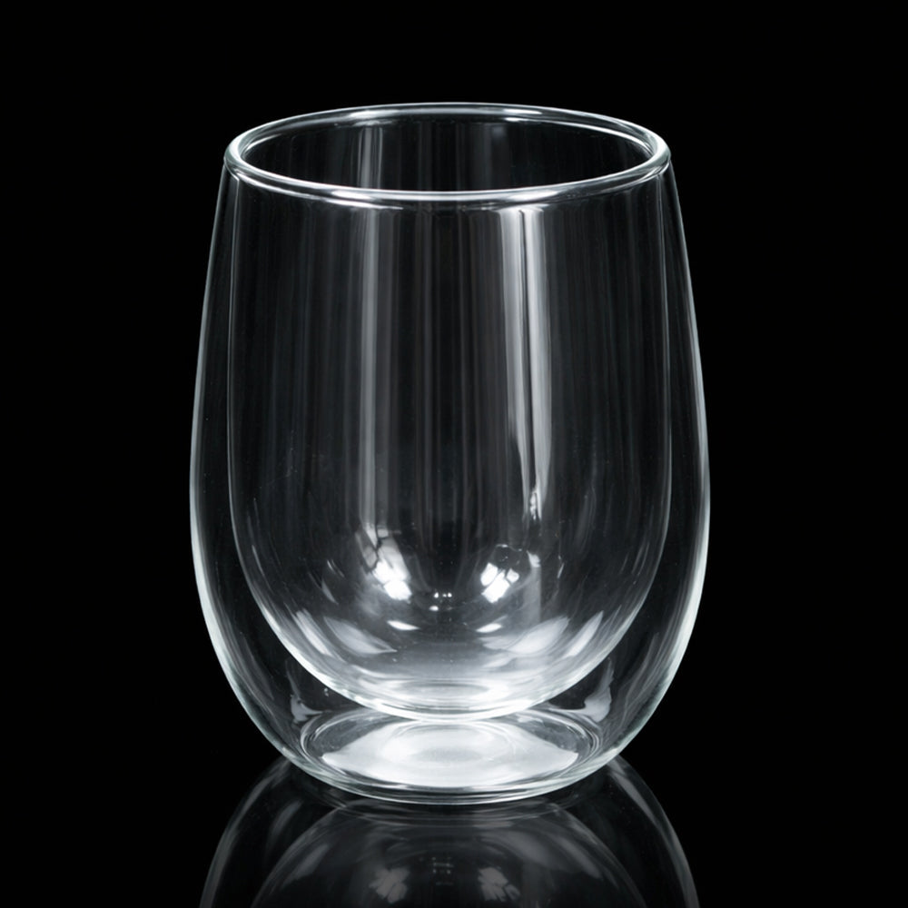 GLASS DOUBLE WALL 350 ML IR JJ72-73 (Pack of 6) Default Title - MamasJan Crockery