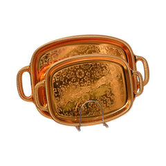TRAY STEEL GOLDEN IR K41-44 Default Title - MamasJan Crockery