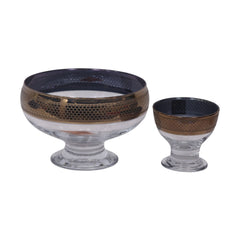 FRUIT SET 7PC PSB HOME & TABLE CUT GOLD L97076-HGA26 Default Title - MamasJan Crockery