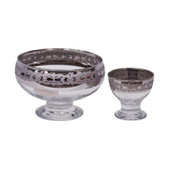 FRUIT SET 7PC PSB HOME & TABLE CUT SILVER L97076-HSA123 Default Title - MamasJan Crockery