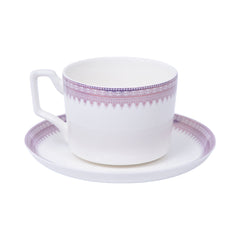 CUP & SAUCER BONE CHINA SH141 02881 KF (Pack of 6) Default Title - MamasJan Crockery
