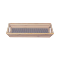 TRAY WOODEN IR 981-42 Default Title - MamasJan Crockery